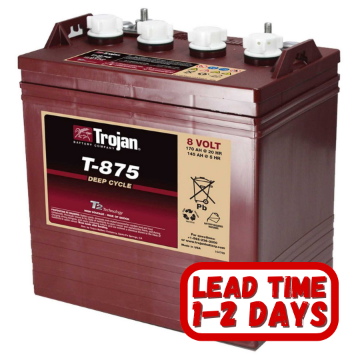 Show details for Trojan T875 8V 170Ah Deep Cycle Golf Cart Battery Trojan, golf battery, golf cart battery, 8v golf cart battery, 8V 170Ah, 8V 170Ah battery, golf battery, T875