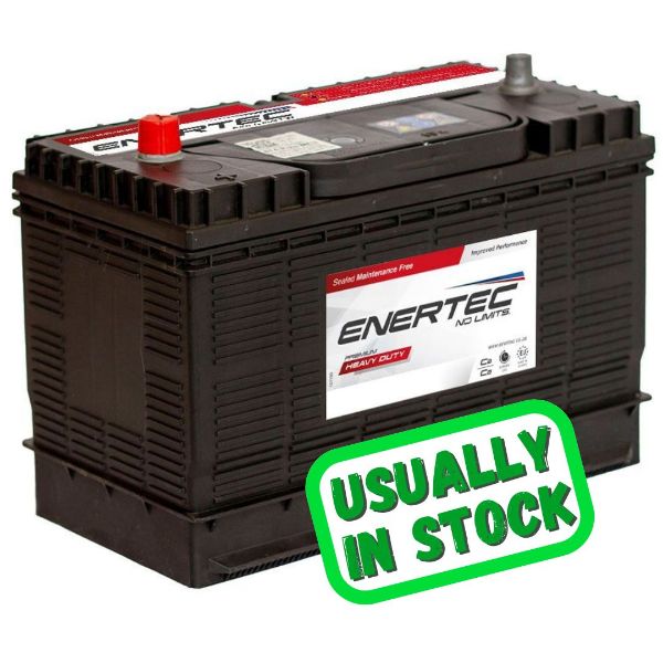 Picture of Enertec 674-1250/1150 12v 105ah 800cca Heavy Duty Battery STUD