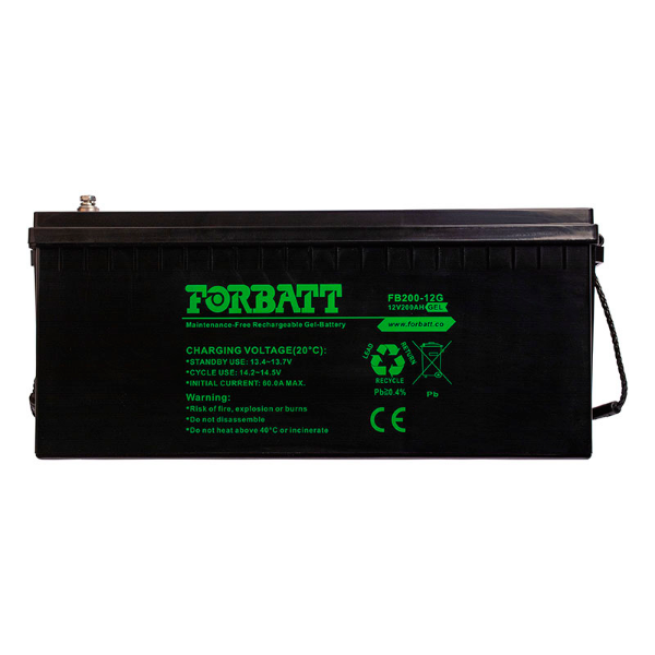 Picture of Forbatt 12v 200ah Sealed Gel Solar Battery