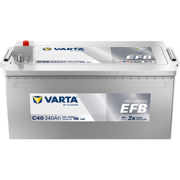 Varta Truck Battery, C40, c40 battery, 695, 695 EFB Battery