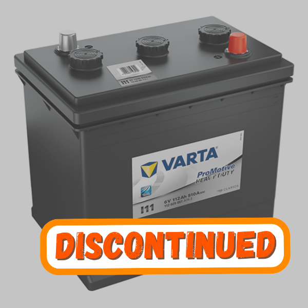 VARTA Car Battery, I11, I11 battery, 331, 6v 112ah, 331 Battery, 6V Classic Car Battery