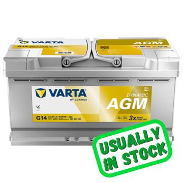 Show details for Varta G14/658 AGM 12v 95Ah 850cca Start/Stop RHP Car Battery AGM-L5 / 595901 / 595 901 085 varta, G14, g14 battery, 658 agm, 12v 95ah, 658 Battery