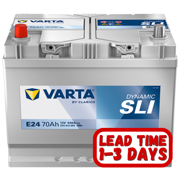 Varta Car Battery, E24, e24 battery, 628 battery, 628, 12v 70ah, 638 Car Battery