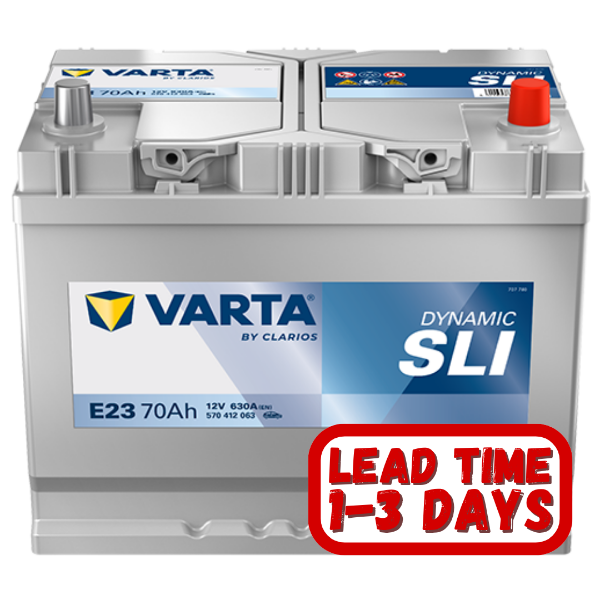 Varta Car Battery, E23, e23 battery, 639, 639 battery, 12v 70ah, 639 Car Battery