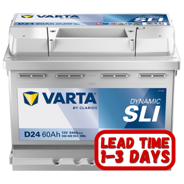 Show details for Varta D24/646 12v 62Ah 520cca RHP Car Battery MF56219 / 562 019 052 Varta Car Battery, D24 car battery, D24, 646, 646 Car Battery
