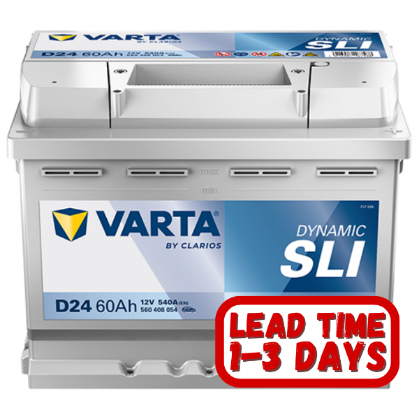 Varta Car Battery, D24 car battery, D24, 646, 646 Car Battery