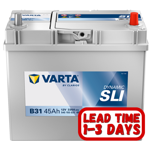 Varta Car Battery, B31, b31 battery, 634 battery, 634, 634T, 12v 45ah, 634T Car Battery