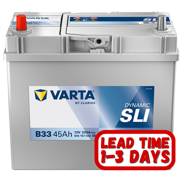 Varta Car Battery, B33, B33 battery, 636, 636t, 636T Car Battery