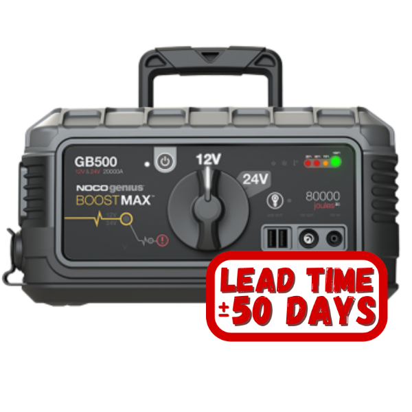 Picture of NOCO Genius GB500 -20000A – 12V and 24V Boost Max UltraSafe Lithium Jump Starter