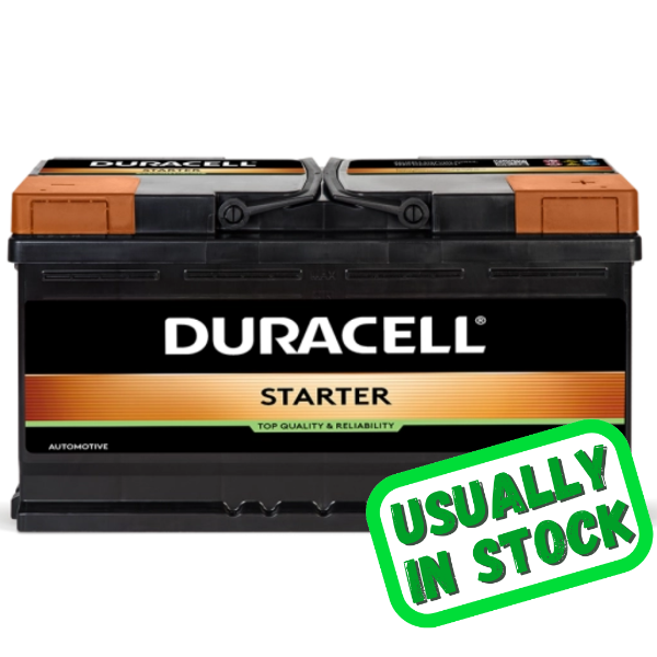 DURACELL 658DS 12v 95AH 740cca RHP Starter Car Battery