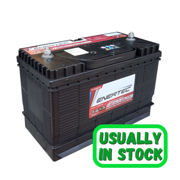 Picture of Enertec 674-1250/1150 12v 105ah 800cca Heavy Duty Battery STUD