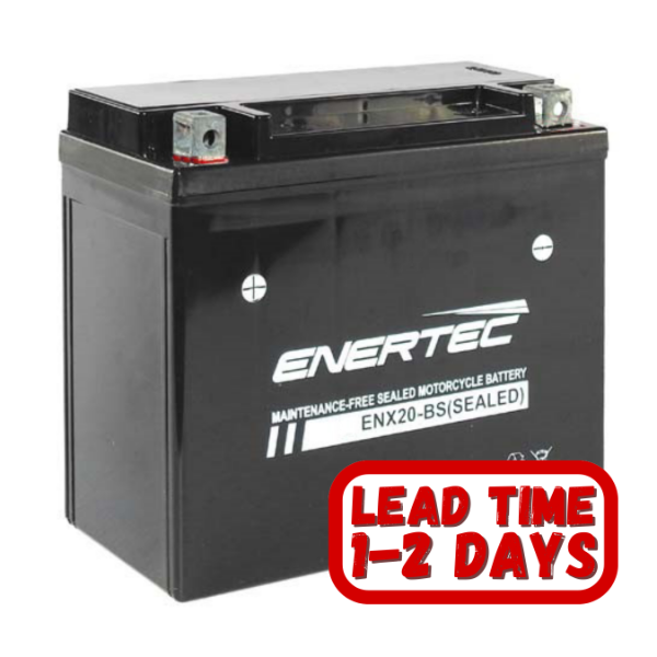 ENX20-BS Enertec 12v 20ah 255CCA Motorcycle Battery