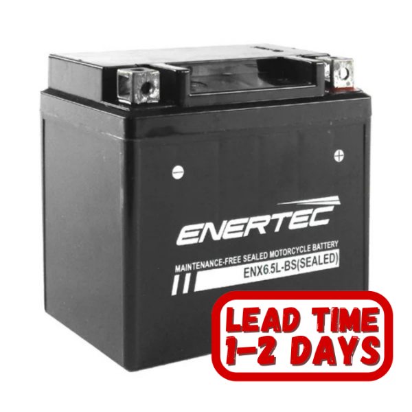 ENX6.5L-BS  Enertec 12v 6ah 85CCA Motorcycle Battery