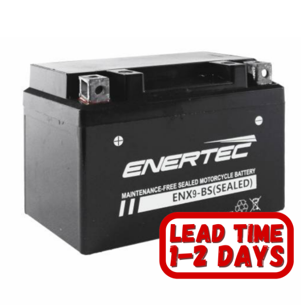 ENX9-BS Enertec 12v 7.5ah 135CCA Motorcycle Battery