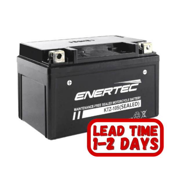 KTZ-10S Enertec 12v 8.6ah 140CCA Motorcycle Battery