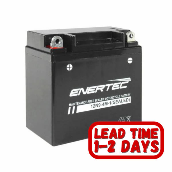 12N9-4M-1 Enertec 12v 9ah 135CCA Motorcycle Battery