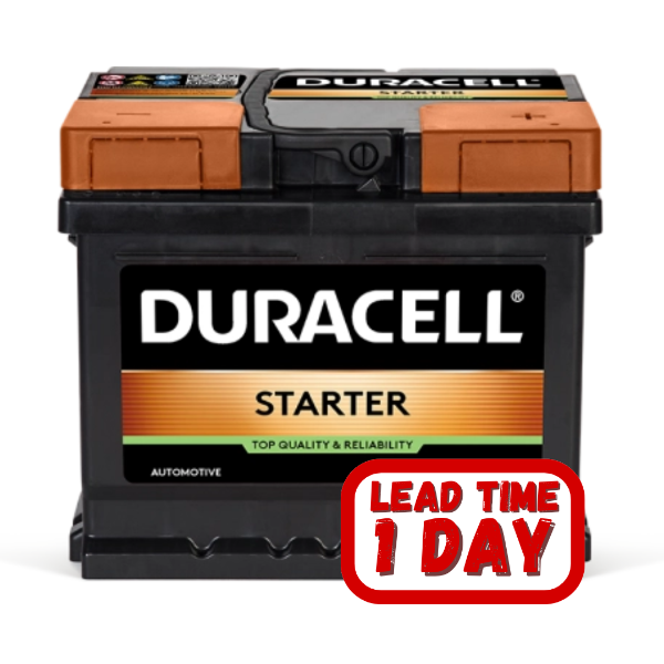 DURACELL 619DS 12v 45ah 360cca RHP Starter Car Battery