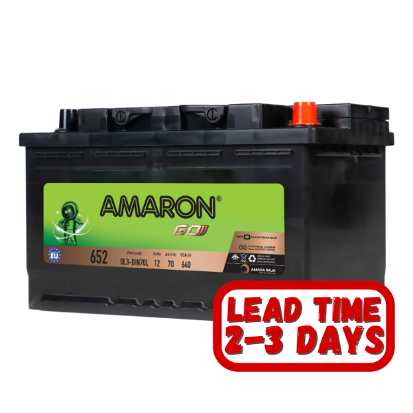 Amaron 652, 12v, 70Ah, 640CCA