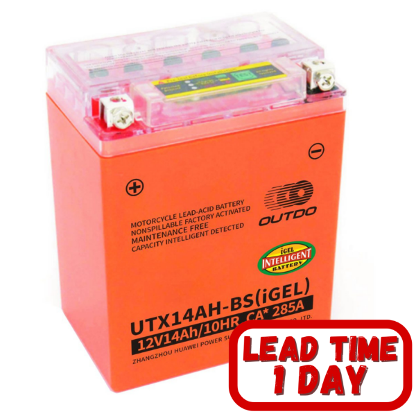 OutDo iGel 14AHBS 14Ah 285CCA Motorcycle Battery