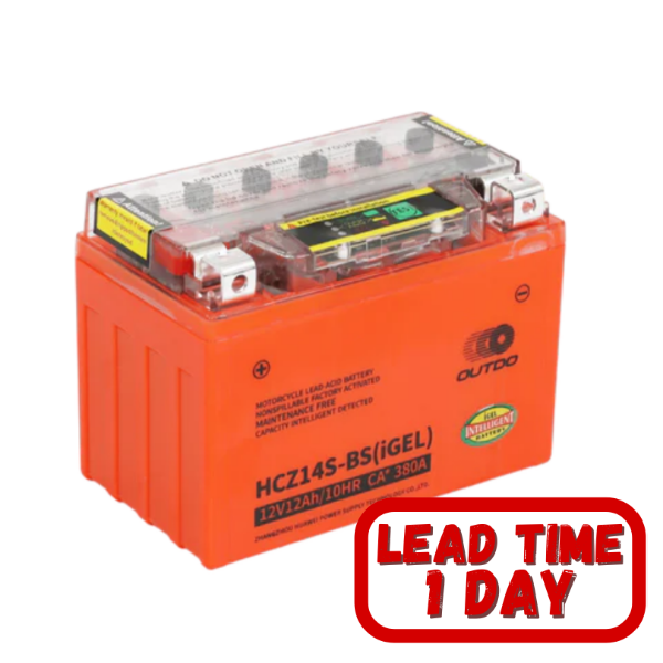 14SBS 12Ah 380CCA Motorcycle Battery IGEL OUTDO
