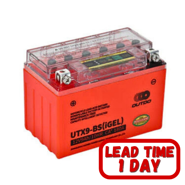OUTDO iGel 9BS 9Ah 180CCA Motorcycle Battery