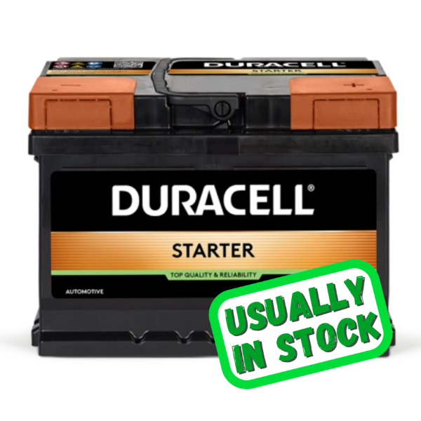 DURACELL 628 12v 55ah 450cca RHP Car Battery